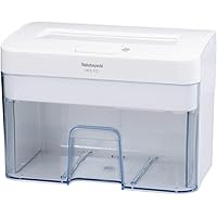 ナカバヤシ シュレッダー 家庭用 電動 マイクロカット ホワイト Z2779