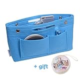 Metty フェルトスリーブ フェルトスリーブbag in bag 軽くて贅沢な高級かばん 出張して包みます 旅行カバン かばんをはめ込みます 手はかばんを持ちます (スカイ)