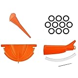 HDBUBALUS オイル 交換漏斗 ファンネル フィルターレンチ Oリング ハーレー ツーリング ダイナ トライクスポーツスター 用 (A 漏斗+Oリング)