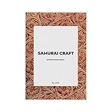 サムライクラフト カービングパターンブック フラワー集 B 【No.003】 立田 良徳著 レザークラフト 本 レザークラフト用図案集, シェリダンスタイル A4