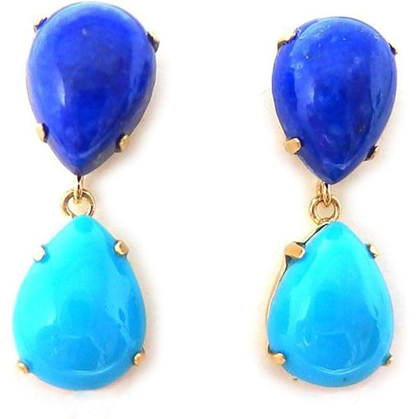 Amazon | お値下げK18YG パライバカラー シーブルーカルセドニー