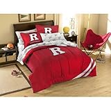 NCAA Rutgers Scarlet Knights Bedding Set Twin [並行輸入品]