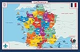 Placemat - Tot Talk - France Meal Dinning Kids Mat tot1003
