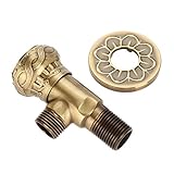 蛇口 -Dewin 継手、蛇口ハードウェア、バスルーム　アクセサリー、真ちゅう、壁掛け式、アンティークスタイル、洗面器