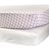 Pam Grace Creations Crib Sheet, Aqua Peacock, 6 Count by Pam Grace Creations