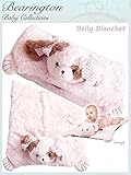 Bearington collection ベアリントンコレクション　Wiggles Belly Blanketふかふかで柔らかアニマルブランケット/ピンクパピー/出産祝い