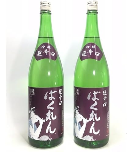 Amazon.co.jp: 亀の井酒造 くどき上手 ばくれん 吟醸酒 超辛口 1800ml