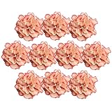 B Blesiya 全6種選べ　造花　結婚式　ホーム飾り　ヨーロッパ風　牡丹花頭　春雰囲気　9センチメートル　10個 - ピンク, 9cm