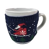 Extra Large醜いクリスマスセーターコーヒーマグブルー