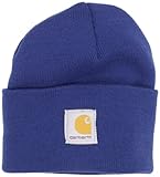 (カーハート) Carhartt メンズ アクリルニットキャップ A18 US サイズ: One Size カラー: ブルー