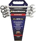 GearWrench 9601 4 Piece Metric Reversible Ratcheting Wrench Completer Set by KD Tools [並行輸入品]