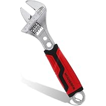 Amazon | HOUSERAN モンキーレンチ 26cm スパナ 最大開口36mm 大型
