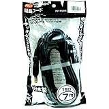 7ｍ延長コード（1個口）プラグ黒　 FT-1P7MBK