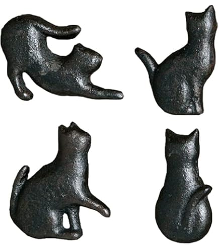 Amazon | F Fityle ドアプルノブ 猫のデザイン 取っ手 取手 食器棚