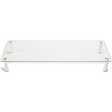 グリーンハウス(Green House) 強化ガラスディスプレイ台 樹脂スタンドタイプ 耐荷重20kg 幅560mm GH-DKBB-CL