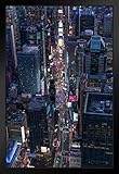 Aerial view of times square new york city nycフォトフレーム付きポスター12 x 18 by proframes 18x12 inches