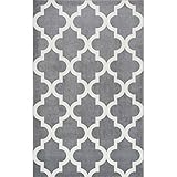 nuLOOM Meeker Trellis Rug 6 x 4' Grey [並行輸入品]