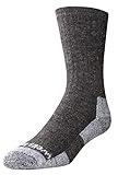 Wells Lamont Men's Wool Crew Socks, Dark Grey, Shoe Sizes 10 to 12 1/2, 2 Pair Pack (9332LN) [並行輸入品]