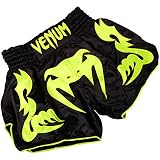 VENUM　ムエタイ・ショーツ Bangkok Inferno バンコク・インフェルノ （黒/ネオイエロー） (XL)