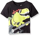 Gerberガーバーベビー男の子半袖Tシャツwith raised 3 - Dバックアップリケ カラー: グリーン