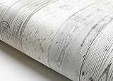 粘着壁紙インテリアシート [22511 : 0.5 meter X 3 meter] ヴィンテージ木製パネル柄の自己粘着リムーバブル壁紙
