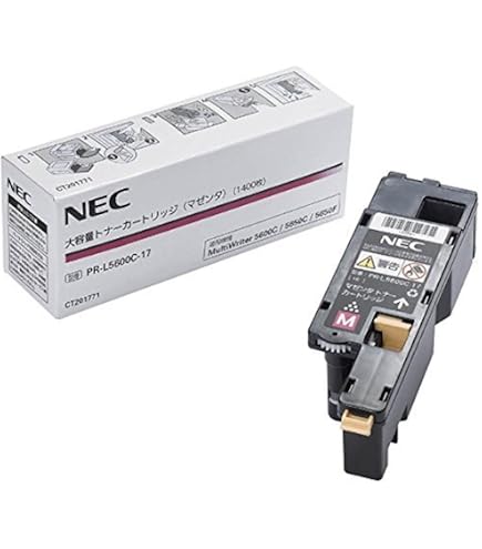 Amazon | NEC PR-L5600C-18 大容量トナー シアン(1,400枚) NE-TNL5600