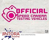 JINTORA ステッカー/カーステッカー - Official speed camera - 公式スピードカメラ - 160x50mm - JDM/Die cut - 車/ウィンドウ/ラップトップ/