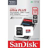 SanDisk® Ultra Plus microSDメモリーカード、128GB。