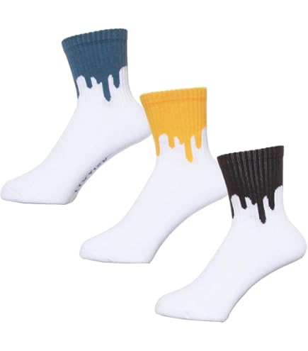 Clubhaus Drip Socks 3足セット LIXTICK DRIP SOCKS CLUBHAUS GrayScale PACK | CL