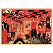 Amazon.co.jp: 僕のヒーローアカデミア 下敷き 1-Aメンバー