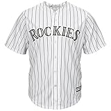 TrevorストーリーColorado Rockies # 27 MLBメンズクールベースホームジャージー( Medium )