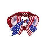 cinhentヘッドバンド2018ファッション手作りGracefulベビーIndependence Day装飾ギフト Meduim レッド Cinhent030906-GGP
