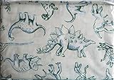 Max Studio Kids Green and Blue Dinosaurs Sheet Set, Full Size [並行輸入品]