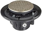 Jones Stephens D4984NP 3X4-Inch PVC Drain for Round Multi Head Shower, Pearl Nickel [並行輸入品]