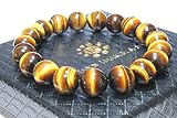 【iMakim’s】 タイガーアイ 高級 天然石 ブレスレット 強烈な エネルギーで 金運 仕事運 ギャンブル運 を引き寄せる