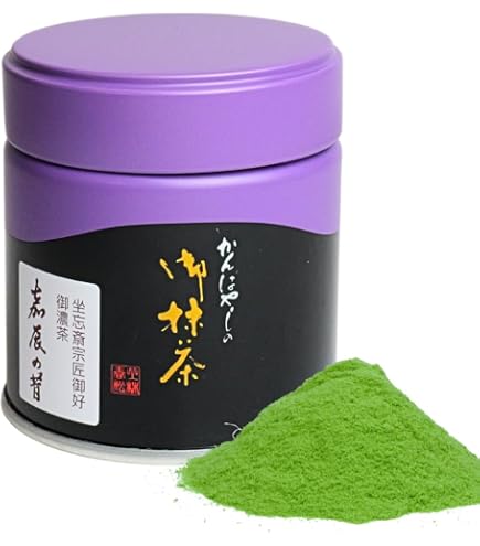 Amazon | 【福寿園】坐忘斎宗匠御好 抹茶 幾久の昔 40g 缶入/裏千家