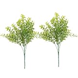 Zhhlinyuan 2 x Fake Artificial Plant Floral Leave Foliage Home Office Wedding Decoration 4275#