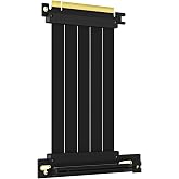 GLOTRENDS 150mm PCIe 4.0 X16ライザケーブル 垂直90度 GPU マウント用 PCI-E Gen4対応 32GB/s速度