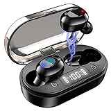 S'JOY ワイヤレスイヤホン Bluetooth 5.1搭载 100時間連続音楽再生 IPX7規格防水 マイク内蔵＆ノイズキャンセリング