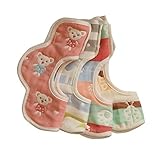 ベビーよだれかけ、ユニセックス4 -パック吸収性有機コットン、スーパーソフト、完璧キュートベビーギフト男の子女の子綿100 % FREE 4328134218