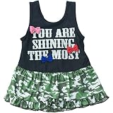 盛夏SWIMMING WEAR(スイミングウエア) 2WAY女児迷彩プリントスイムワンピース 90cm /BK NO.C-4866224