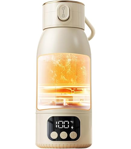 充電式電気ケトル 湯沸かし器 トラベルケトル Amazon | 電気ケトル USB 充電式 トラベル湯沸かし器 30℃～100℃ 無段階