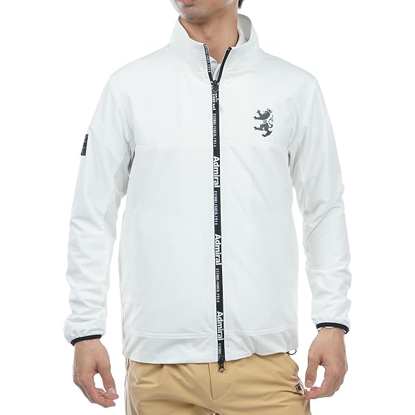 アドミラルゴルフ　ジャケット プリントファスナー ウィンドジャケット アドミラル(Admiral) ゴルフウェア ブルゾン プリントファスナー