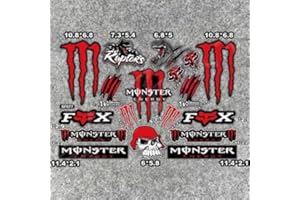 モンスターエナジーステッカー 1枚 モンスターステッカー オートバイステッカー オートバイ ヘルメット 車 スクーター ノートパソコン モトクロスステッカー