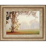 Paragon DecorユーカリFramed壁アート 2"D x 46"W x 36"H ブルー 3305