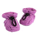 北欧デンマーク MELTON(メルトン) 高級 コーデュロイ【綿100%】 ブーティー ライトパープル 6か月 - 9か月 18-19