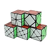 風の翼 - スピード不規則マジックキューブ YongJun Fisher、ウィンドホイール、Kingkong Cube Puzzle (5点セット) 6歳以上に適しています