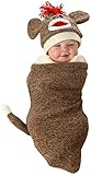 Princess Paradise Baby Boys Marv The Monkey Brown 0/3 Months [並行輸入品]