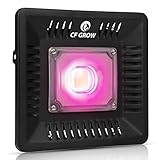 100WフルスペクトルLED植物成長ライト、CF Grow IP67レベル防水、花が咲く段階用のLED COB、超薄型インテリジェントコントロール、葉っぱの成長と花が咲く階段に適し、室内と室外に両用植