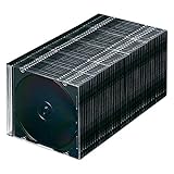 サンワサプライ 1枚収納×50 スリムBD DVD CDケース マットブラック FCD-PU5...